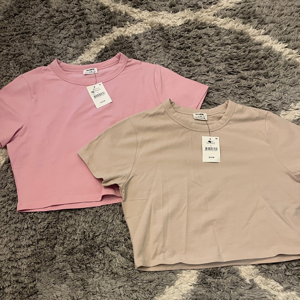 Two Cotton On Baby Crop Tee